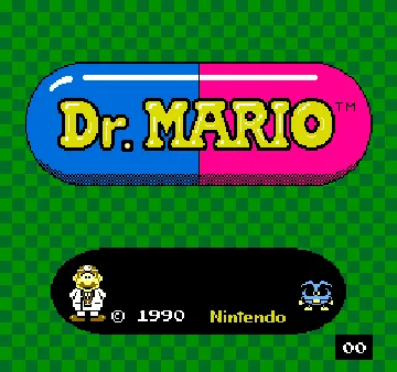 Vs. Dr. Mario screen shot title